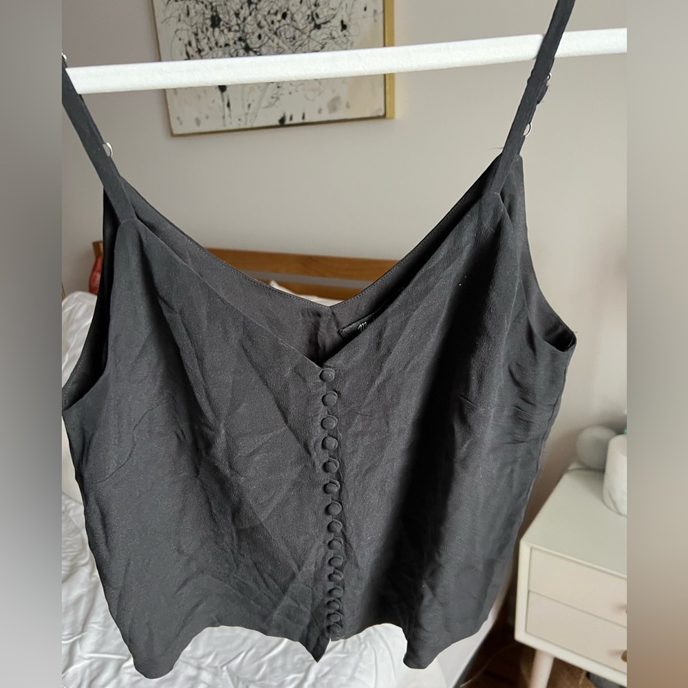 Madewell silk tank top